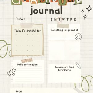 Gratitude Journal Planner