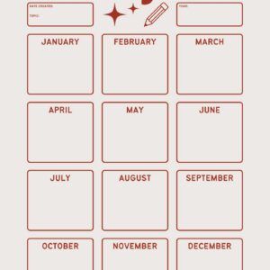 Monthly Goals Planner
